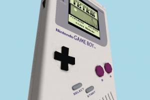 Game Boy nintendo, gameboy, playstation, handed, game, play, fun, kid, toy, device, electronic, lowpoly